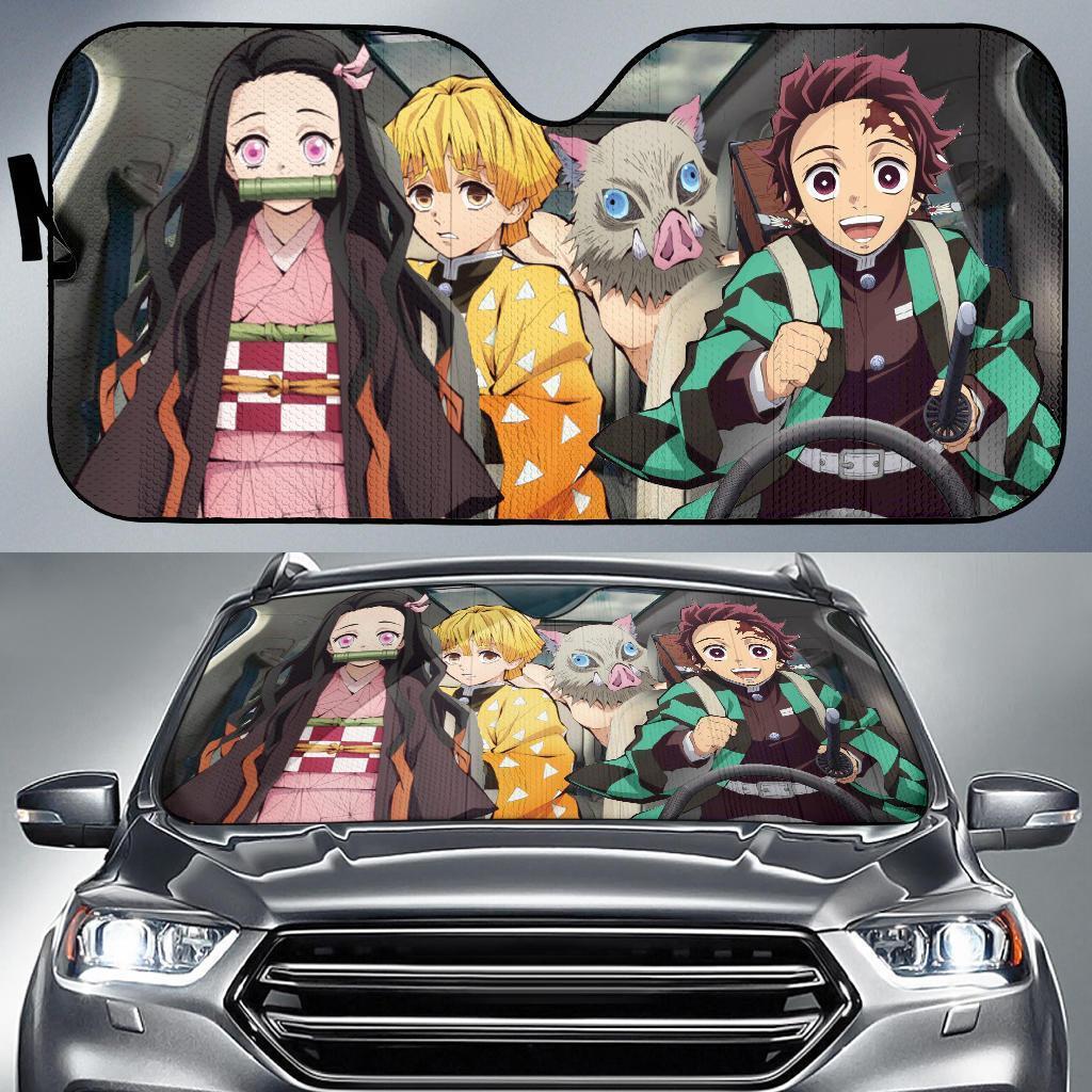 Kimetsu Yaiba Demon Slayer Auto Sun Shade Amazing Best Gift Ideas 2022