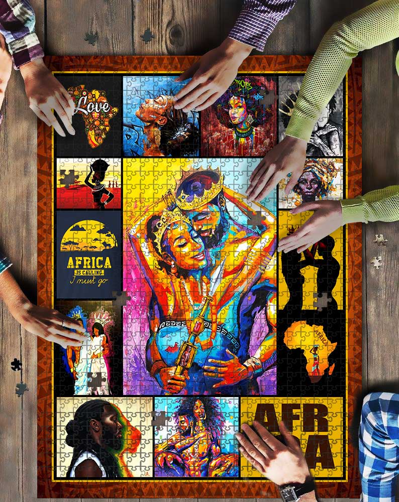 King Queen African Culture New Puzzle