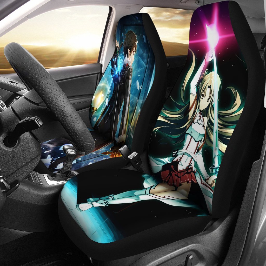 Kirito Asuna Sword Art Online Car Seat Covers 1 Amazing Best Gift Idea