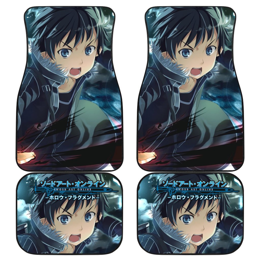 Kirito Sword Art Online 2 Car Floor Mats Custom Car Accessories Car Decor 2022