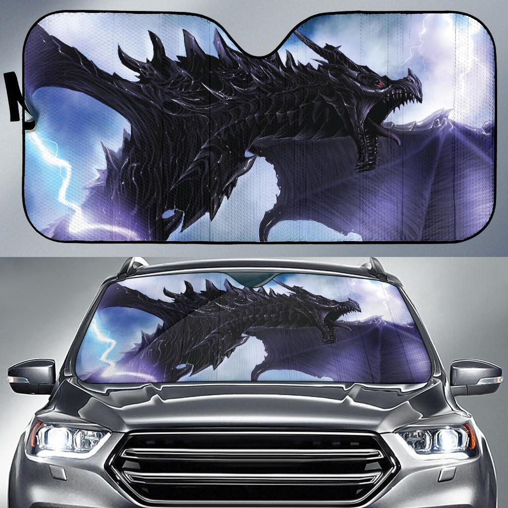 Kyrim Dragon Alduin Auto Sun Shades Amazing Best Gift Ideas 2022