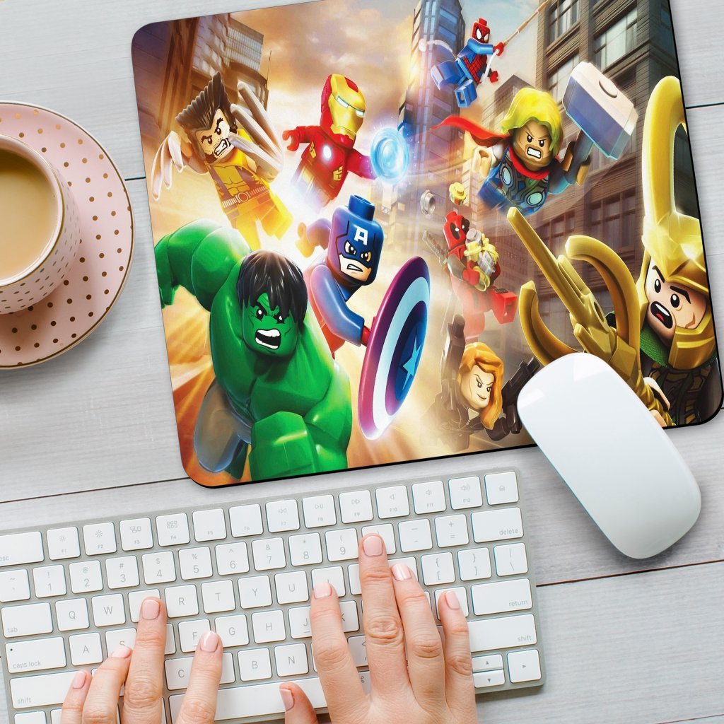Lego Avenger Fight Mouse Pads Office Decor Office Gift 2022