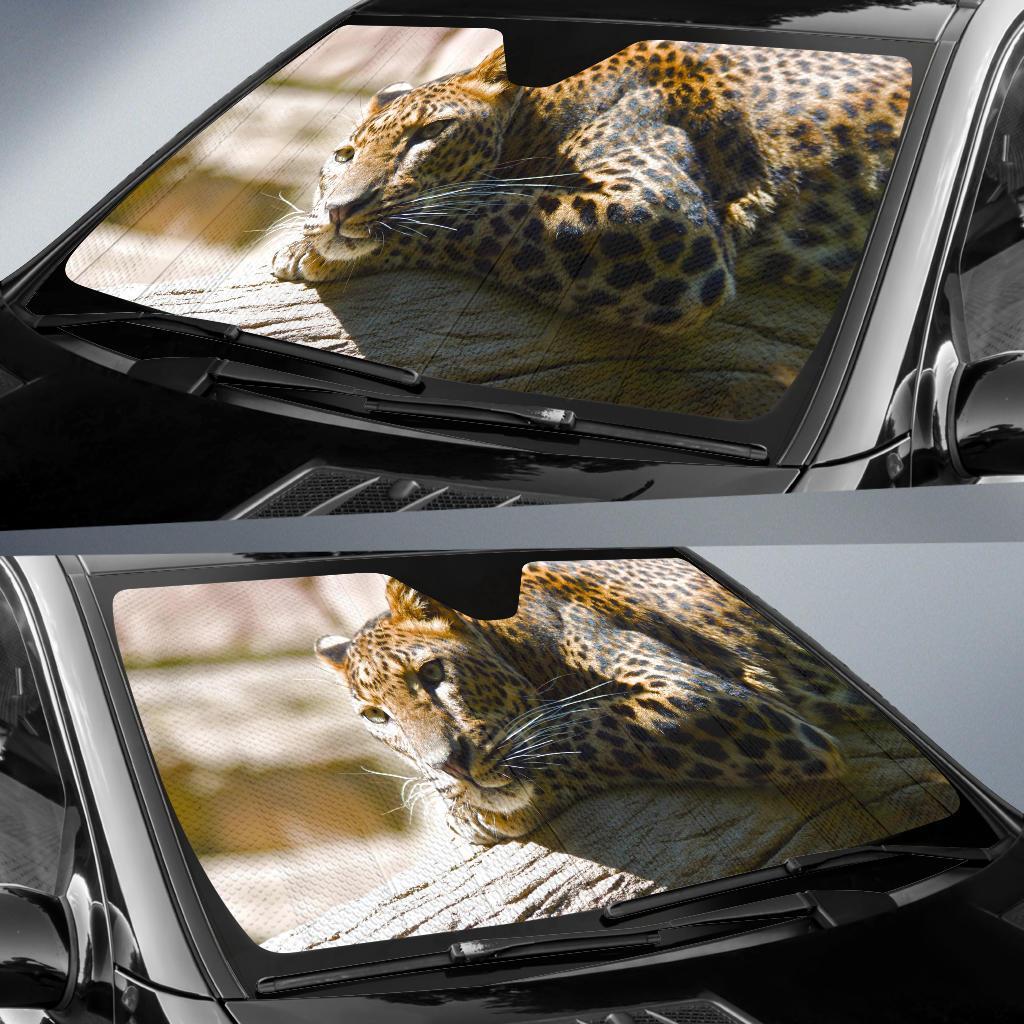 Leopard Fuengirola Zoo Spain Hd Car Sun Shade Gift Ideas 2022