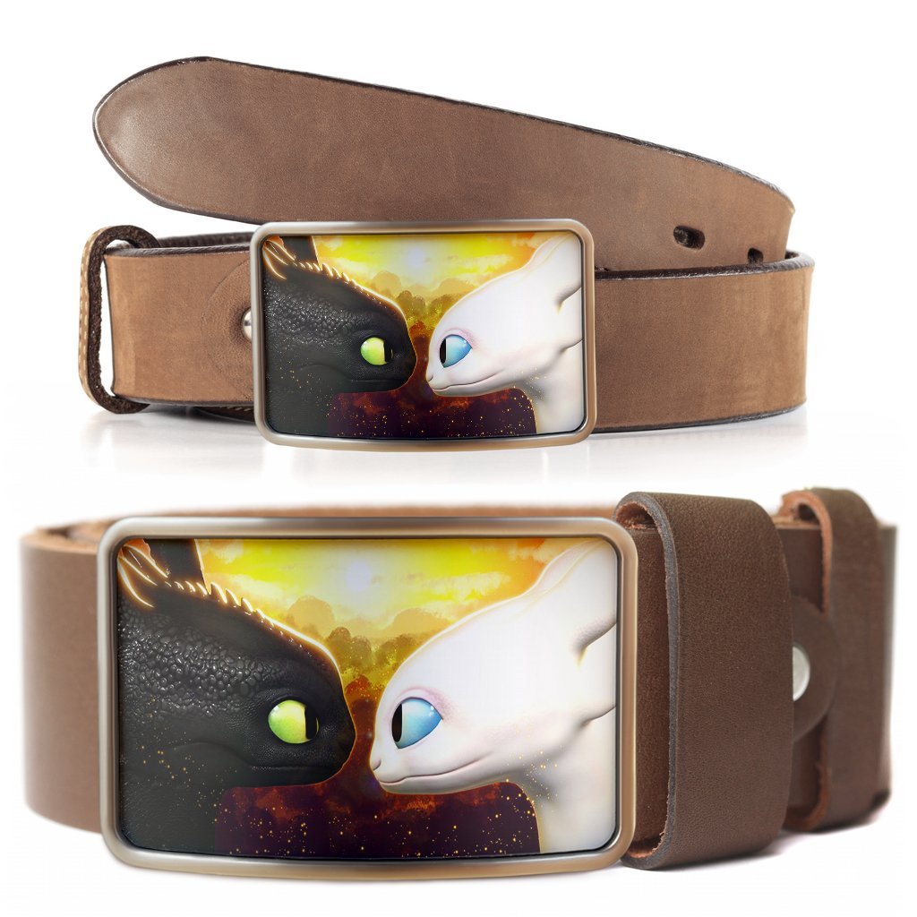 Light fury and toothless love Belt Buckle 2021