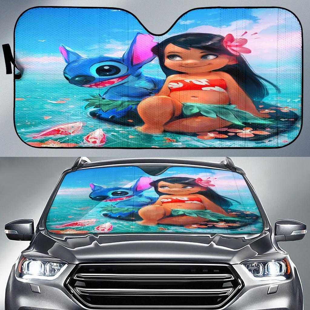 Lilo And Stitch Car Sun Shades Amazing Best Gift Ideas 2022