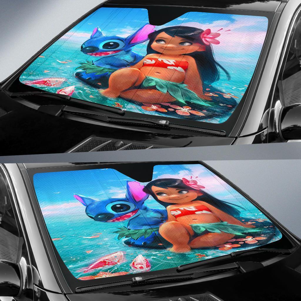 Lilo And Stitch Car Sun Shades Amazing Best Gift Ideas 2022