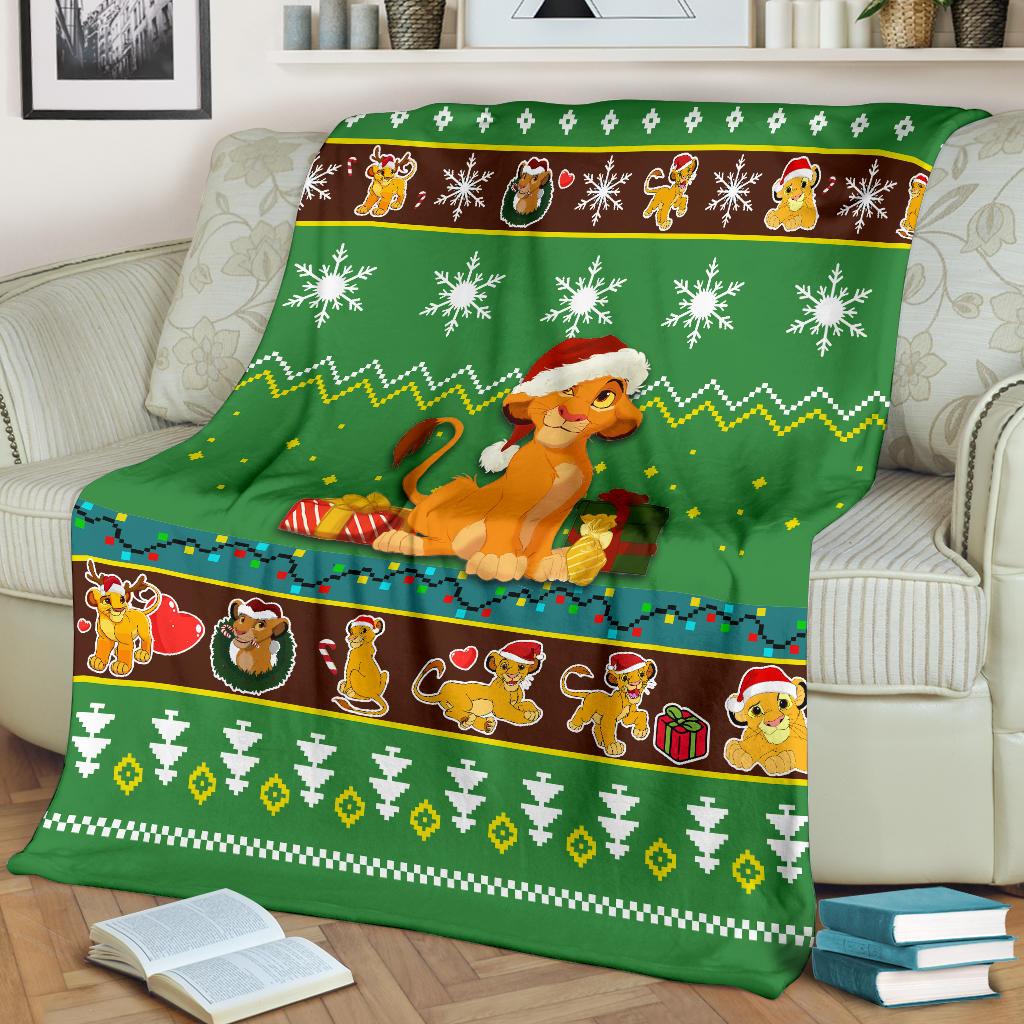 Lion King Christmas Blanket Amazing Gift Idea
