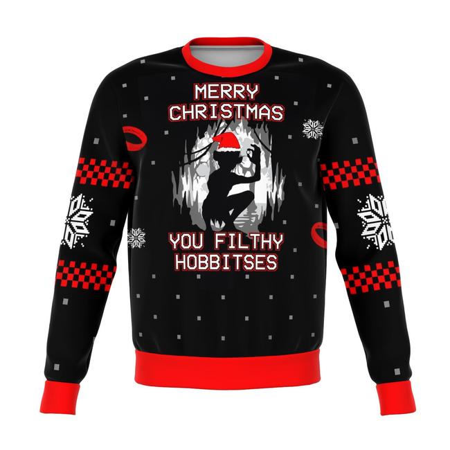 Lord Of The Rings Filthy Hobitses Premium Ugly Christmas Sweater Amazing Gift Idea Thanksgiving Gift