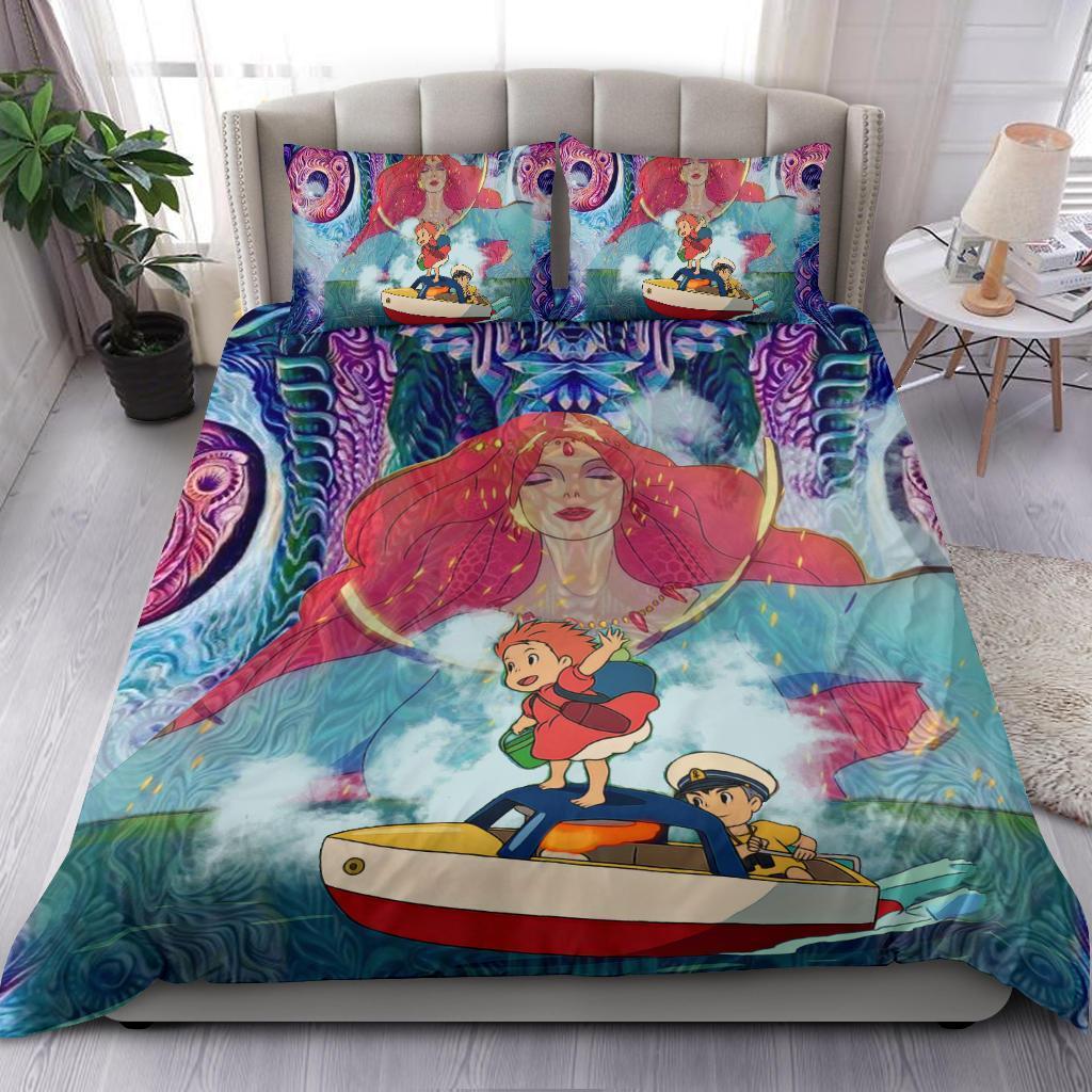 Magical Ponyo Bedding SetDuvet Cover And Pillowcase Set