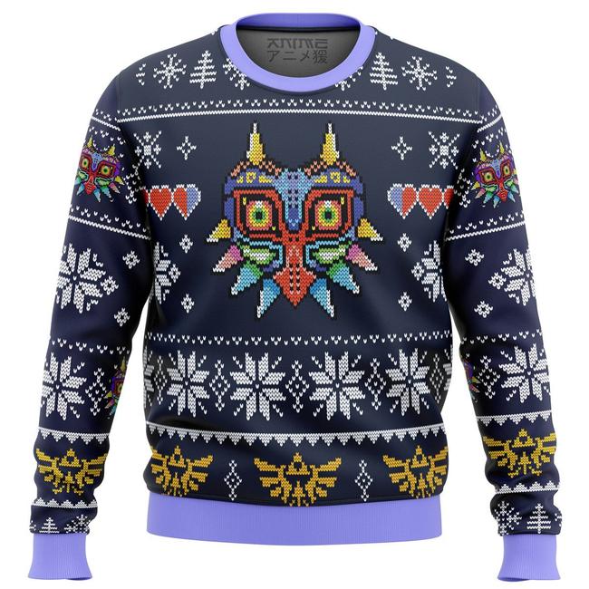 Majora'S Mask Legend Of Zelda Premium Ugly Christmas Sweater Amazing Gift Idea Thanksgiving Gift