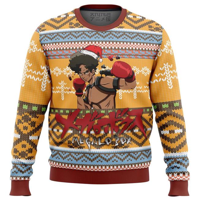 Megalo Box Alt Premium Ugly Christmas Sweater Amazing Gift Idea Thanksgiving Gift