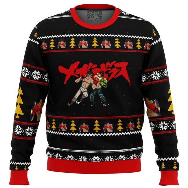 Megalo Box Sprites Premium Ugly Christmas Sweater Amazing Gift Idea Thanksgiving Gift