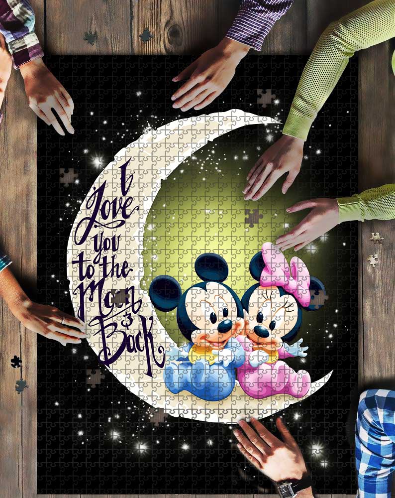 Mice Love To The Moon Mock Jigsaw Puzzle Kid Toys