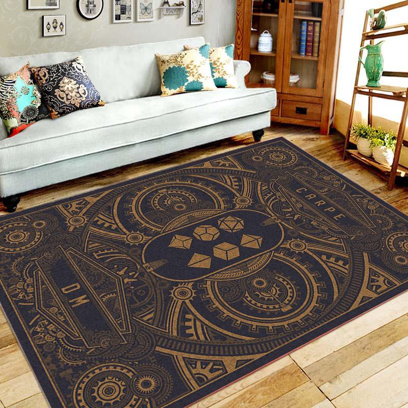 Dungeons & Dragons 3 Area Rug Home Decor Bedroom Living Room Decor