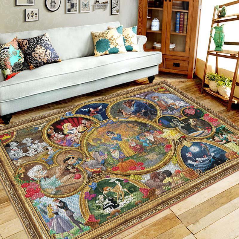 Snow White Area Rug Home Decor Bedroom Living Room Decor