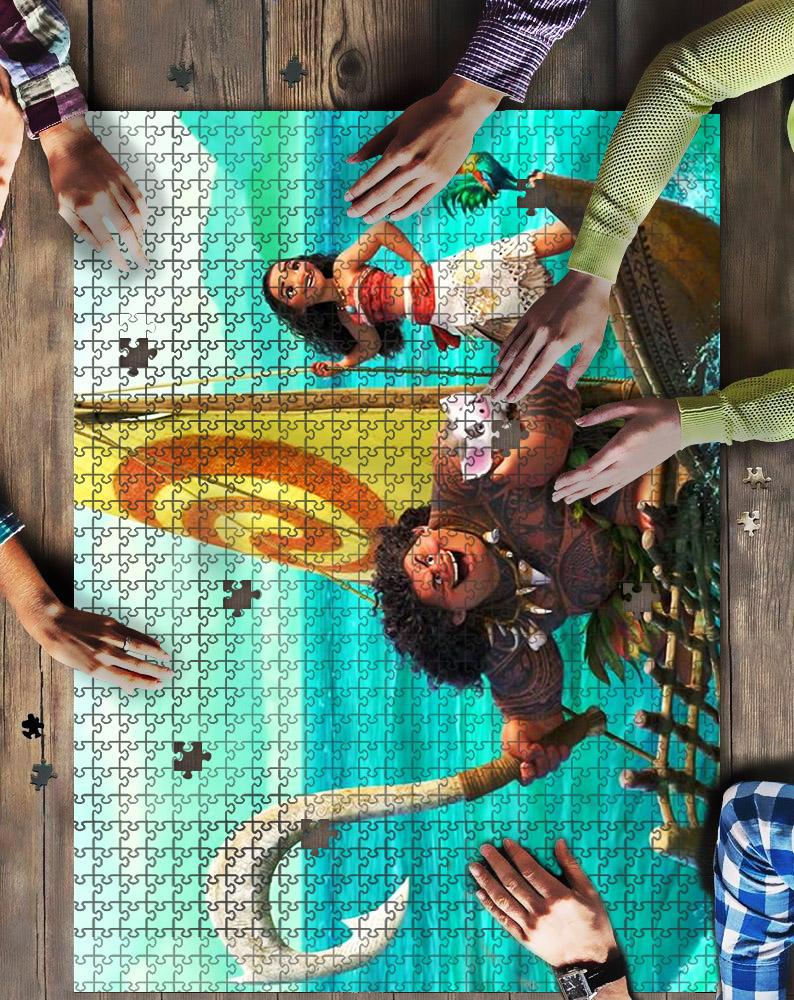 Moana Jigsaw Mock Puzzle