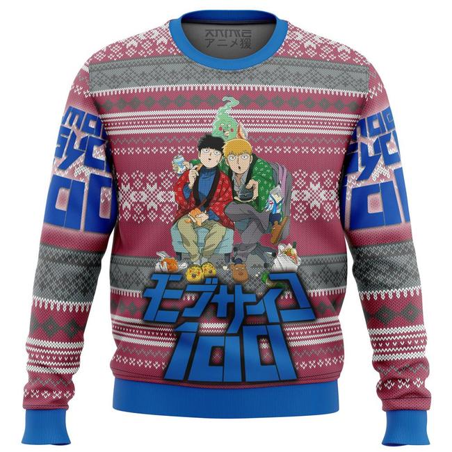 Mob Psycho 100 Alt Premium Ugly Christmas Sweater Amazing Gift Idea Thanksgiving Gift