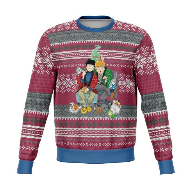 Mob Psycho 100 Premium Ugly Christmas Sweater Amazing Gift Idea Thanksgiving Gift