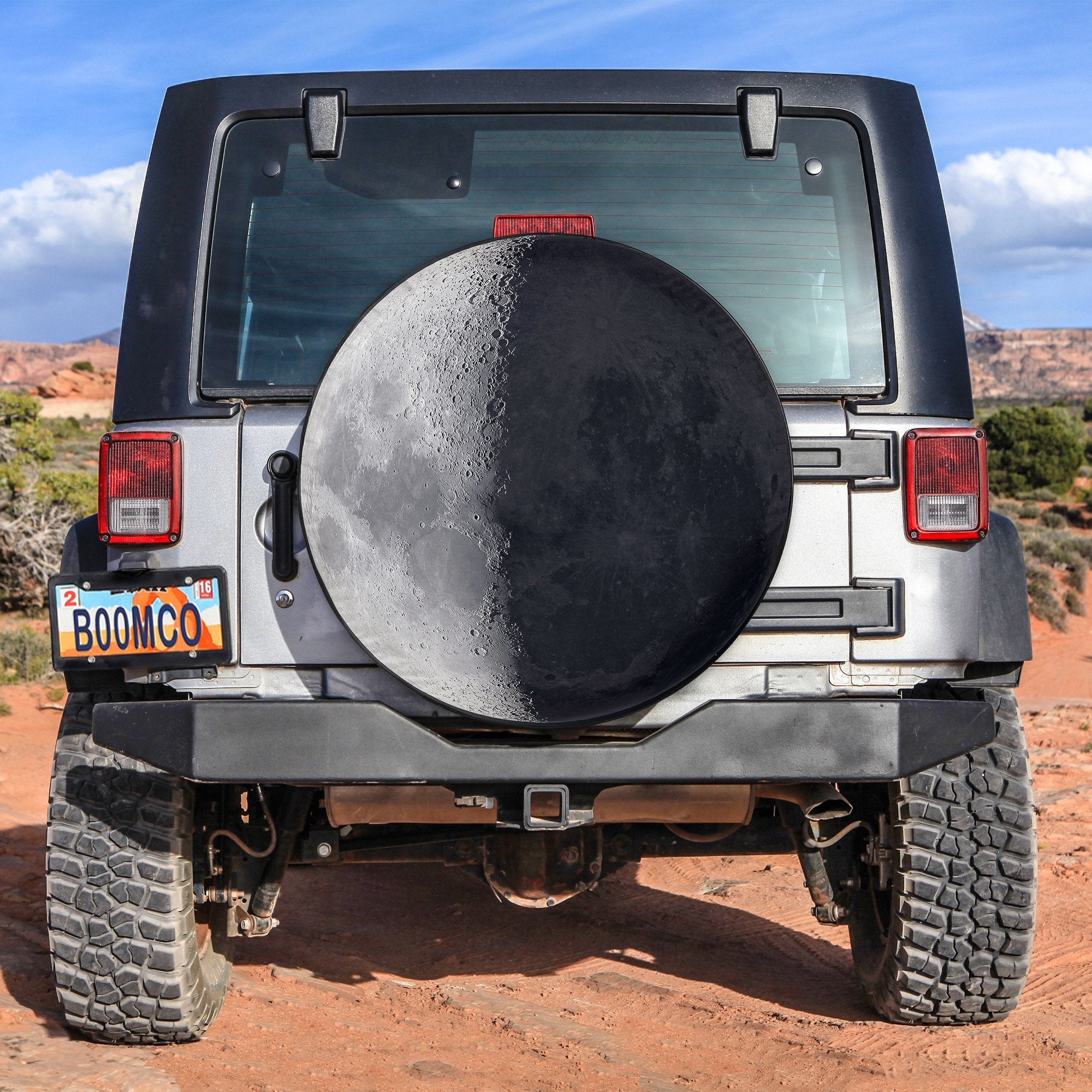 Moon Spare Tire Cover Gift For Campers