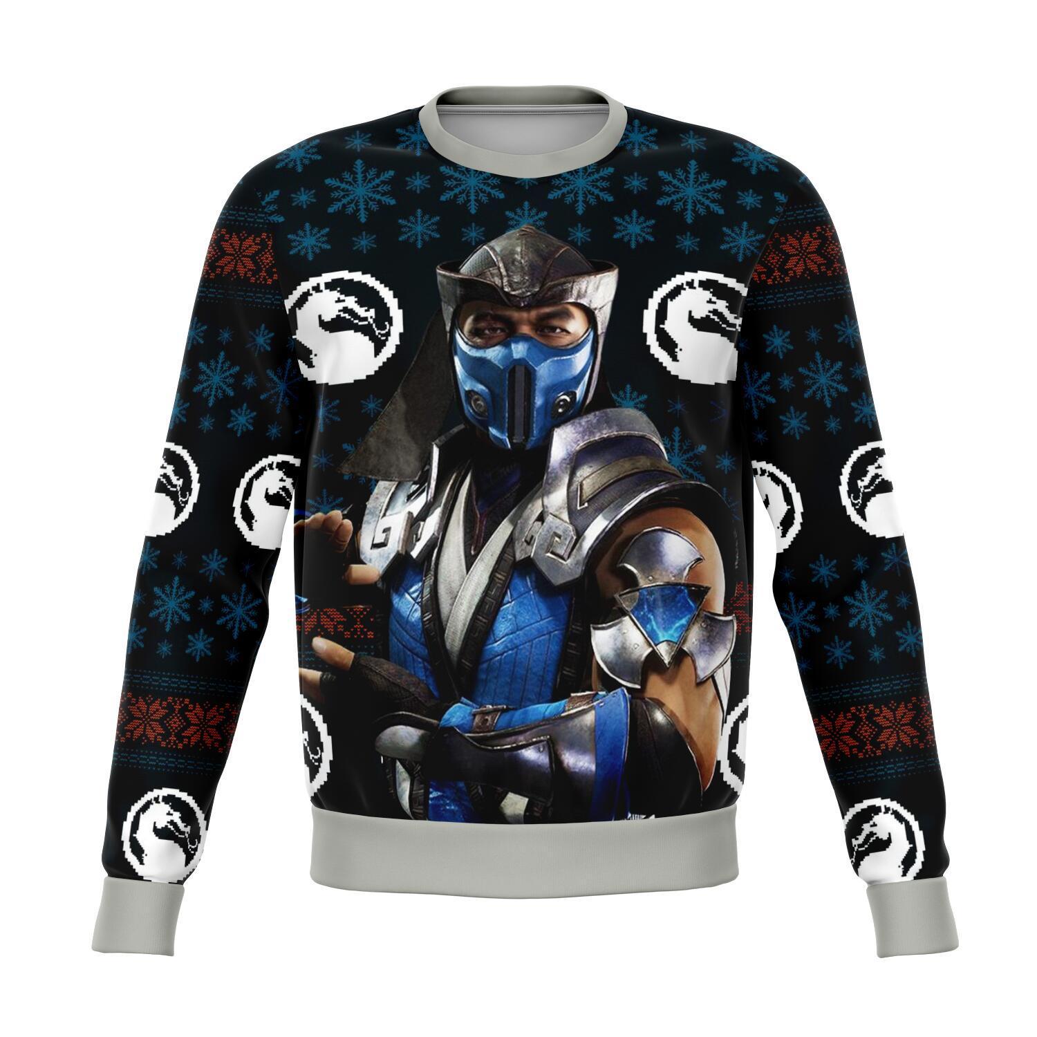 Mortal Combat Sub Zero Premium Ugly Christmas Sweater Amazing Gift Idea Thanksgiving Gift