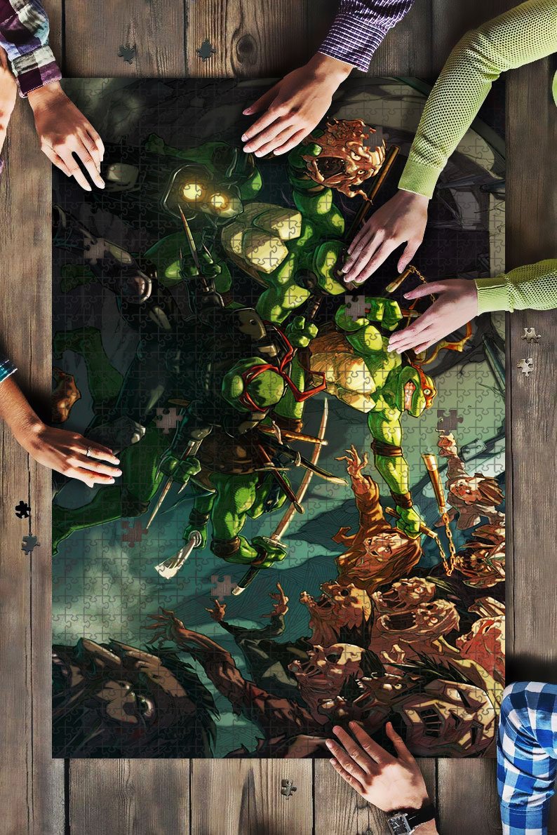 Mutant Ninja Turtles Vs Zombie Jigsaw Puzzle Mc