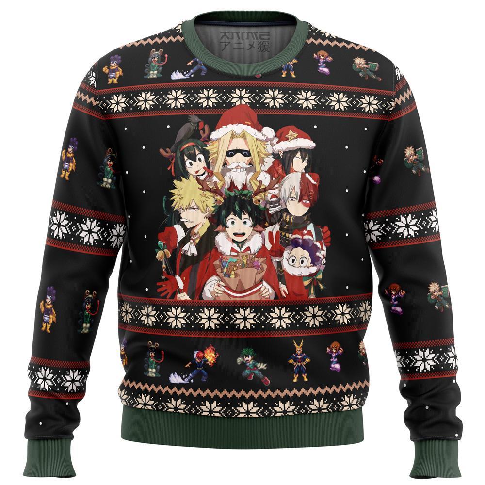 My Hero Academia Boku No Holiday Premium Ugly Christmas Sweater Amazing Gift Idea Thanksgiving Gift