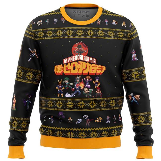 My Hero Academia Boku No Sprites Premium Ugly Christmas Sweater Amazing Gift Idea Thanksgiving Gift