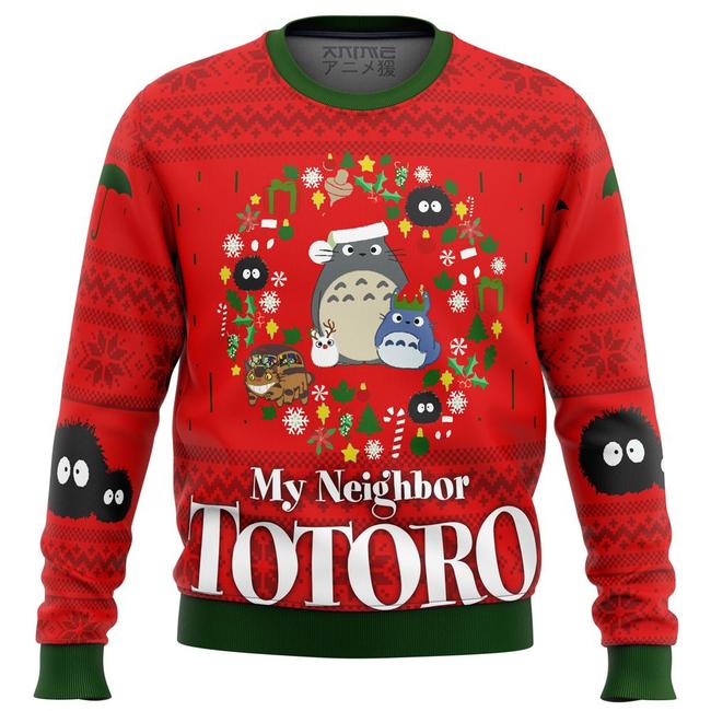 My Neighbor Totoro Christmas Premium Ugly Christmas Sweater Amazing Gift Idea Thanksgiving Gift