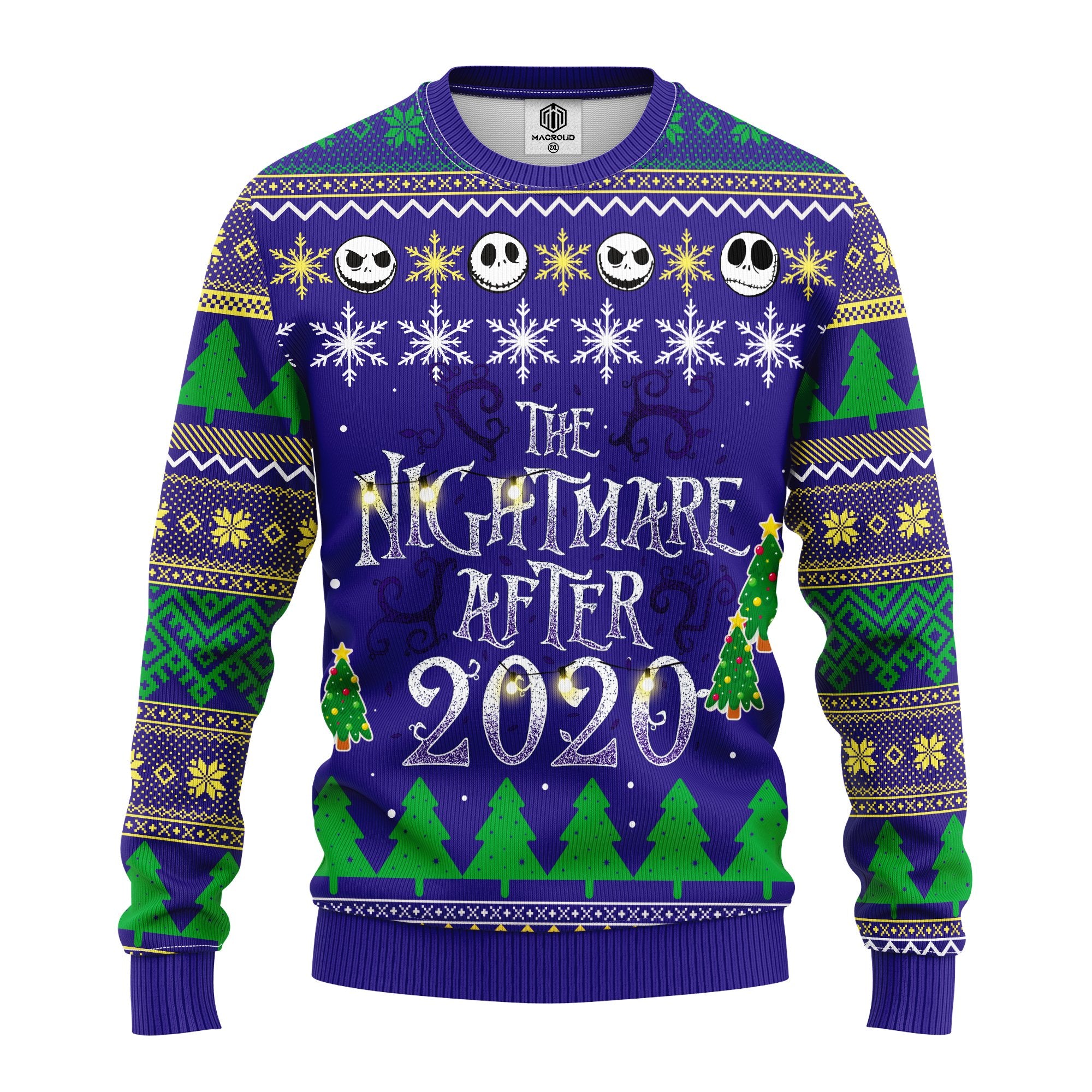 Nightmare After 2021 Ugly Christmas Sweater Amazing Gift Idea Thanksgiving Gift