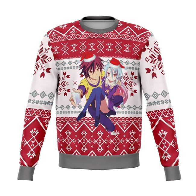 No Game No Life Premium Ugly Christmas Sweater Amazing Gift Idea Thanksgiving Gift