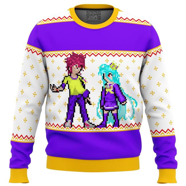 No Game No Life Sprites Premium Ugly Christmas Sweater Amazing Gift Idea Thanksgiving Gift