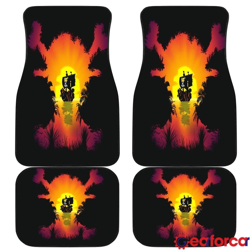 One Piece Logo Art Anime Car Floor Mats