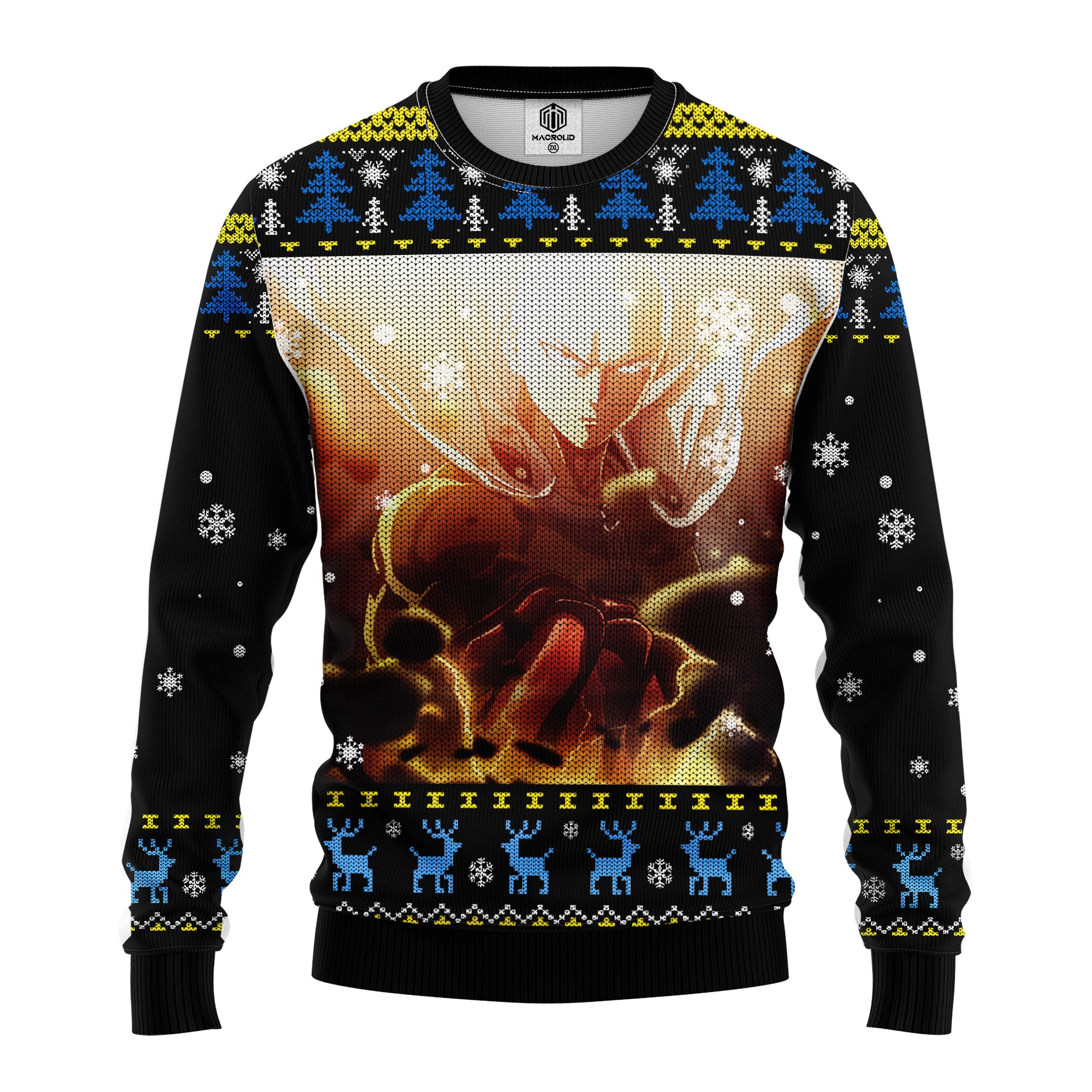 One Punch Man Saitama Back Custom Ugly Christmas Sweater Mc Amazing Gift Idea Thanksgiving Gift