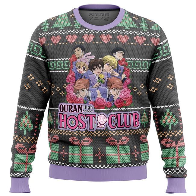 Ouran High School Alt Premium Ugly Christmas Sweater Amazing Gift Idea Thanksgiving Gift