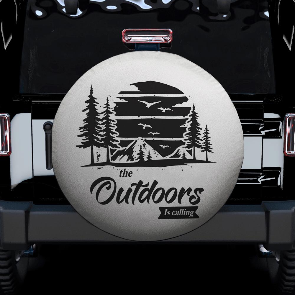 Outdoor Calling Camping Spare Tire Cover Gift For Campers