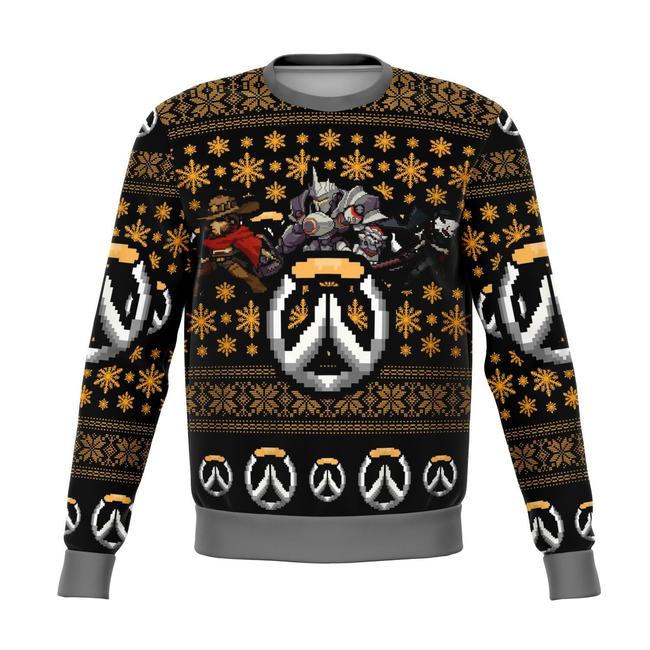 Overwatch Premium Ugly Christmas Sweater Amazing Gift Idea Thanksgiving Gift