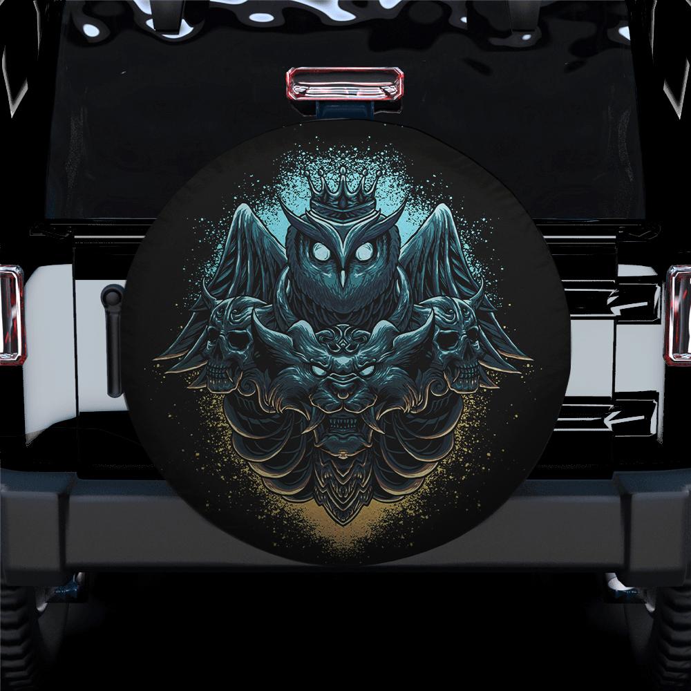 Owl Animal Spare Tire Cover Gift For Campers