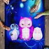 Owl Moon Cute Jigsaw Puzzle