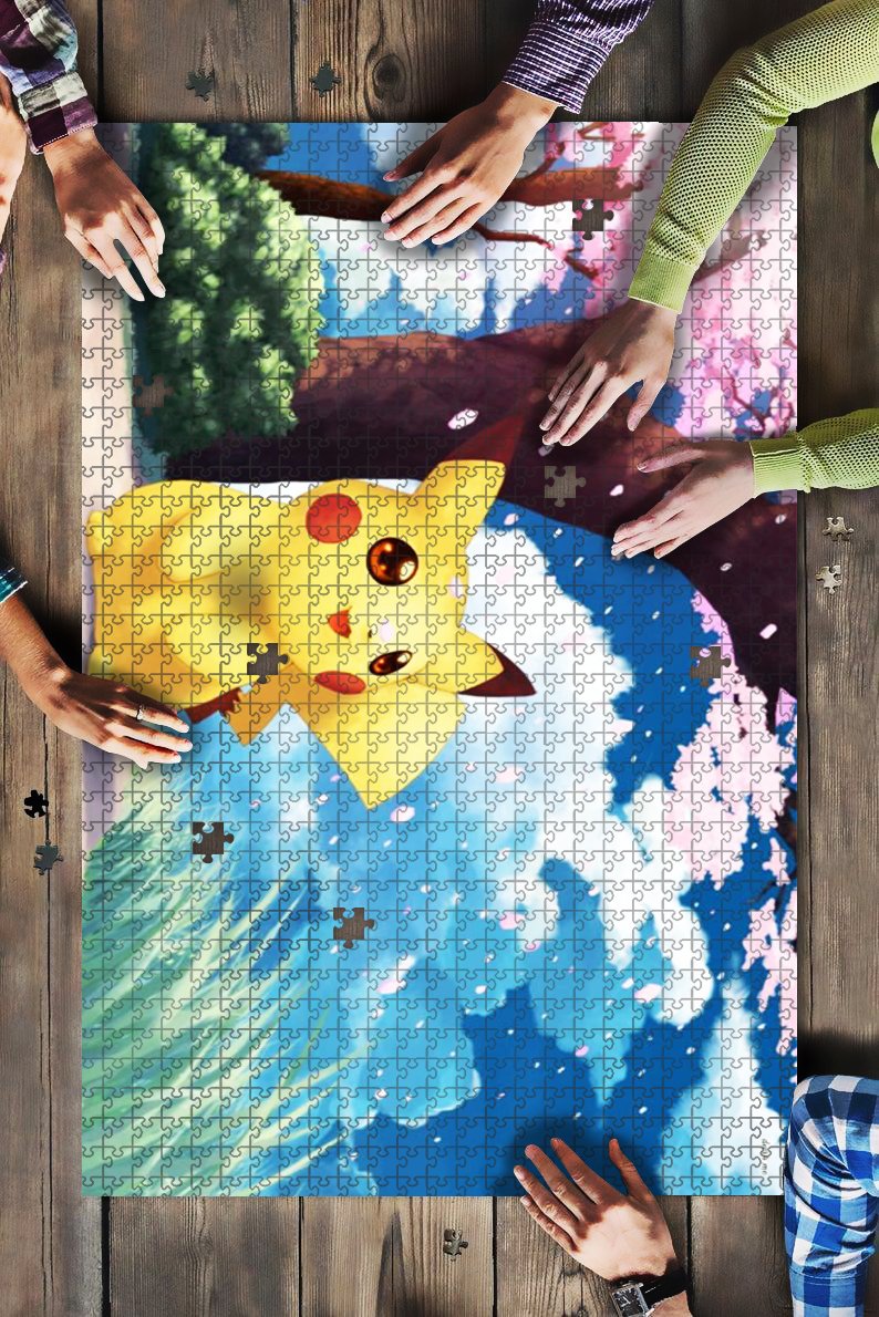 Pikachu Sakura Jigsaw Jigsaw Puzzle Kid Toys