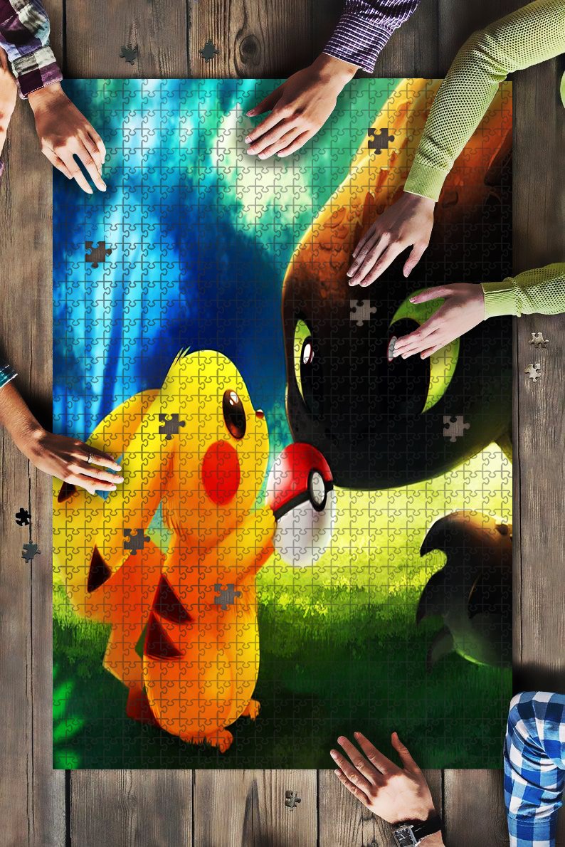 Pikachu Toothless Jigsaw Puzzle