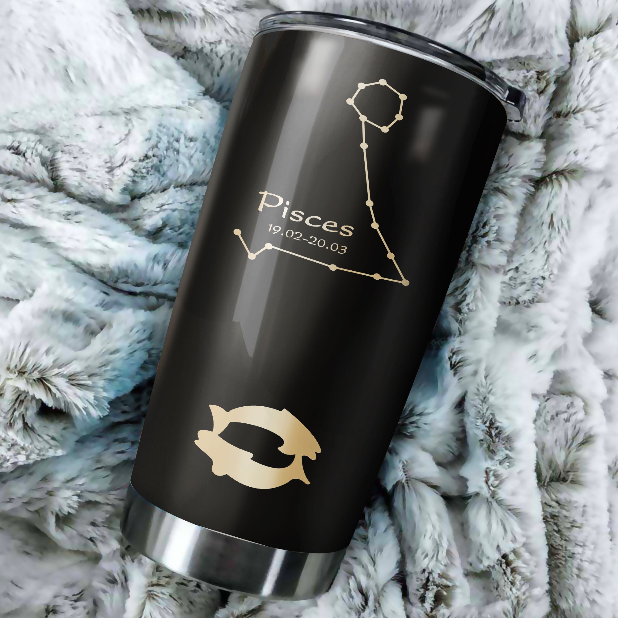 Pisces Tumbler Perfect Birthday Best Gift Stainless Traveling Mugs 2021