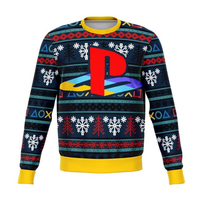 Playstation Premium Ugly Christmas Sweater Amazing Gift Idea Thanksgiving Gift