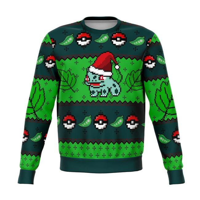 Pokemon Bulbasaur Premium Ugly Christmas Sweater Amazing Gift Idea Thanksgiving Gift