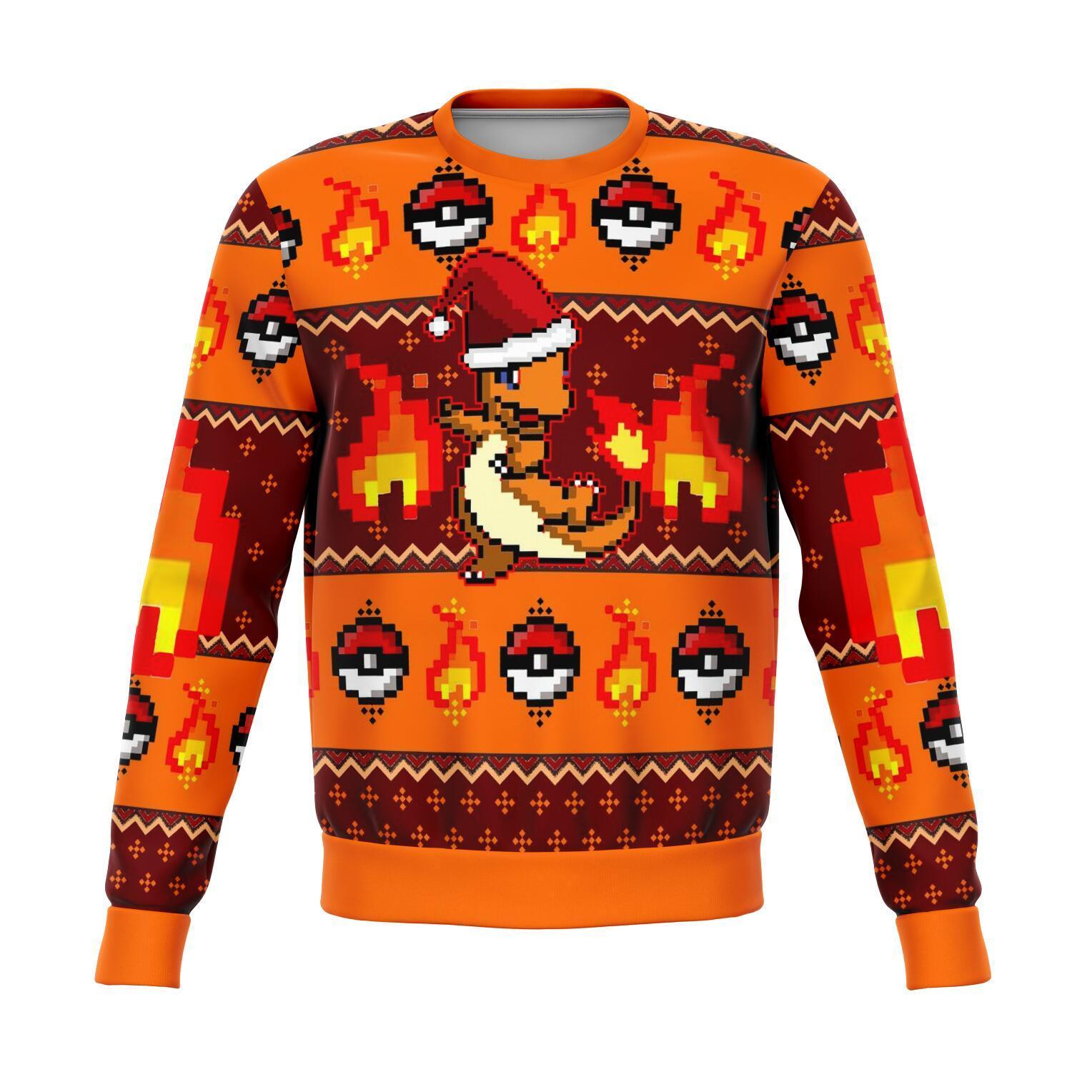 Pokemon Charmander Premium Ugly Christmas Sweater Amazing Gift Idea Thanksgiving Gift