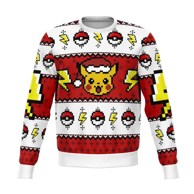 Pokemon Pikachu Premium Ugly Christmas Sweater Amazing Gift Idea Thanksgiving Gift