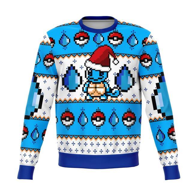 Pokemon Squirtle Premium Ugly Christmas Sweater Amazing Gift Idea Thanksgiving Gift