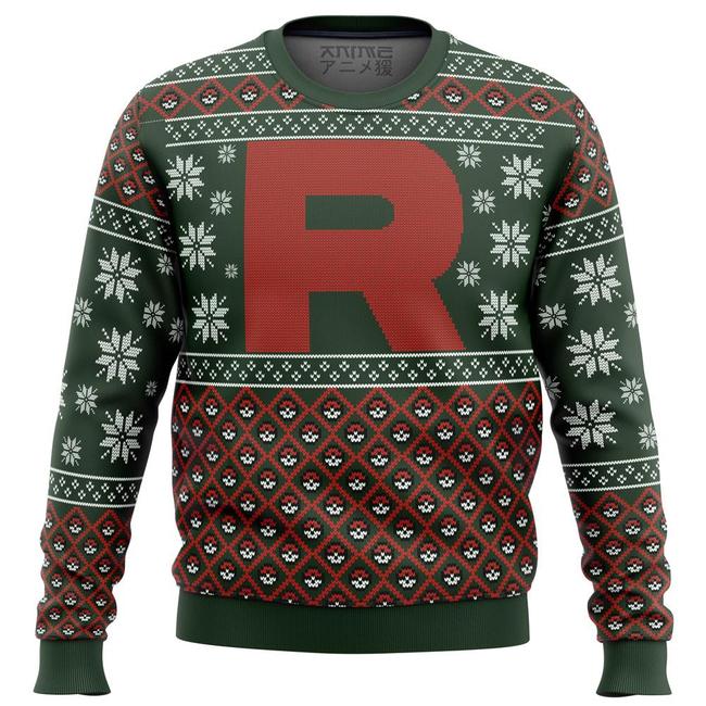 Pokemon Team Rocket Premium Ugly Christmas Sweater Amazing Gift Idea Thanksgiving Gift