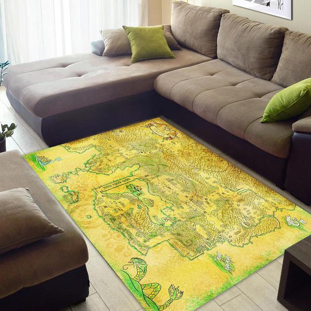 Pokemon Map Art Area Rug Home Decor Bedroom Living Room Decor