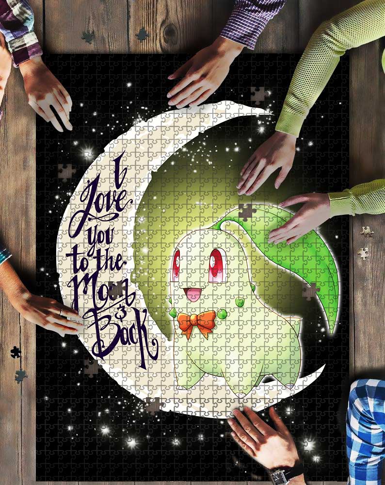 Pokemon Leaf Love To The Moon 1 Mock Jigsaw Puzzle Kid Toys