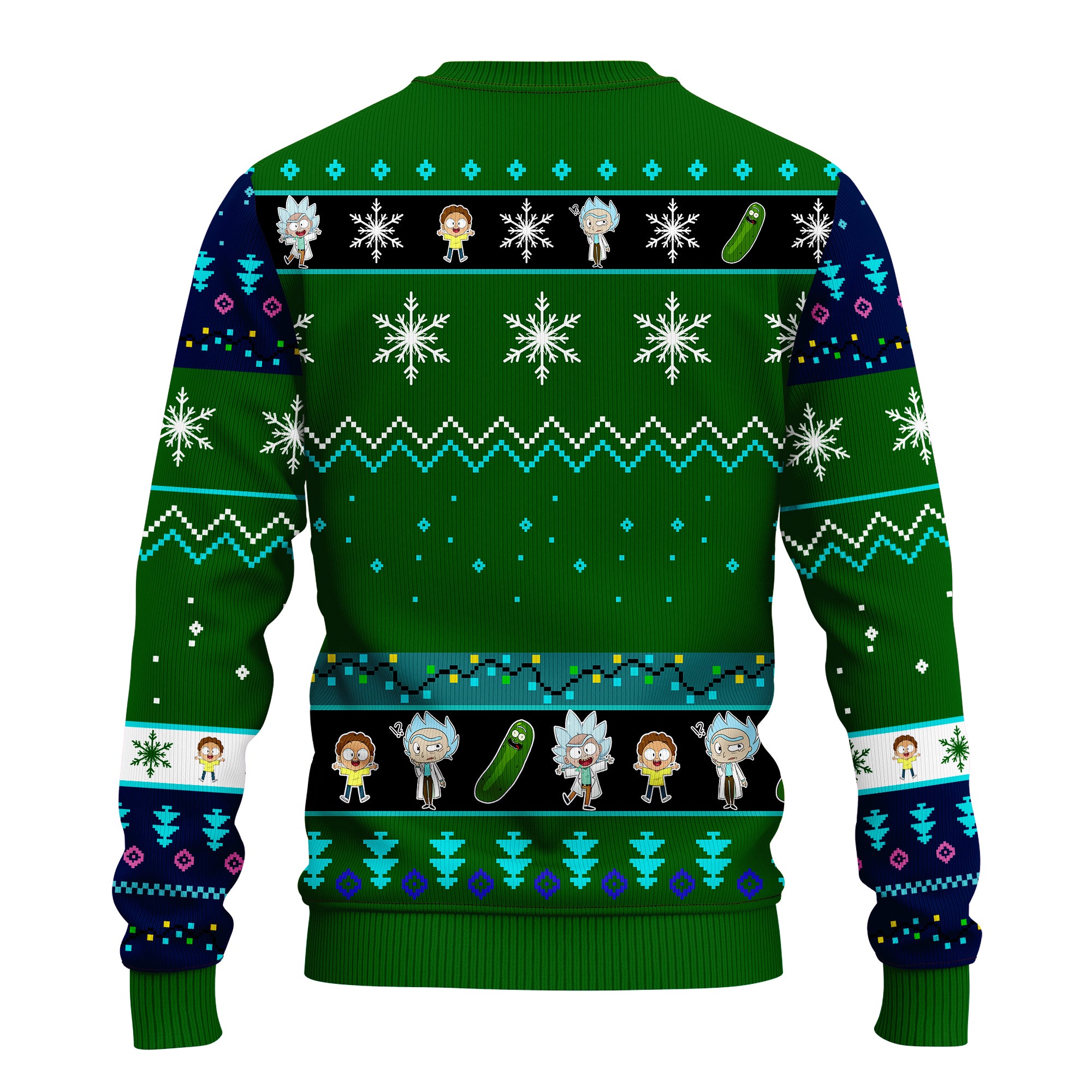 Rick And Morty Ugly Christmas Sweater Green 1 Amazing Gift Idea Thanksgiving Gift